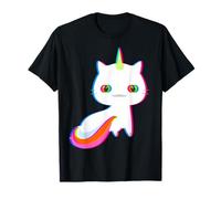 Unicat Caticorn Meowgical Unicorn Gatto Uomini Donne Ragazzi Ragazze Maglietta