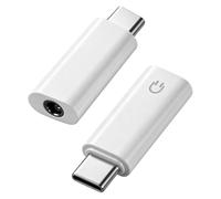 Unicavu 2 adattatori USB C a jack da 3,5 mm, Dongle audio tipo C a cuffie ausiliarie, compatibili con i17/i16/i15 Pro Max, GA-laxy S24/S23, iPad Pro, MacBook