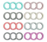 Uniclife 24 pezzi di tappi per chiavi, 0,9” tappi di copertura per chiavi rotonde, per piccole chiavi di casa regolari (non adatti a chiavi quadrate o di forma strana), 8 colori