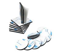 Uniclife 40 pezzi di cuscinetti biadesivi Super Sticky Foam Pads Extra Strong nastri adesivi quadrati e rotondi impermeabile Heavy Duty Pads di montaggio per la casa ufficio auto scuola, Nero