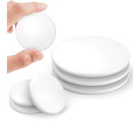 Uniclife 6 Pezzi Fermaporta per Parete, Paracolpi Adesivi per Maniglie, Proteggi Parete Bianco per Maniglie, Ammortizzatori Riutilizzabili per Porte, Doccia, Armadi, Casa & Cucina