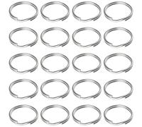 Uniclife Confezione da 100 Mini Anello di Salto Diviso da 15 mm con Doppi Anelli Piccoli Anelli di Metallo Connettori per Gioielli Collane Bracciali Orecchini Artigianato Ornamenti e Arti Fai da Te