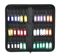 Uniclife Organizzatore di Custodie per Chiavi con Cerniera Impermeabile e Ignifugo con 36 Ganci e Cartellini Portachiavi Portatile per Uffici Agenzie Immobiliari Hotel e Gestori di Affitti