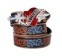 Unico 2000s Cintura In Vita Cuore Cintura Per Stage Dancers Costume Elegante Gioielli Vita Body Jewelry Moderna Punk Cintura Donne, Rosso, C