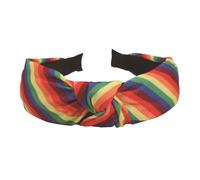 Unico accessorio per capelli Rainbow LGBTQ Fascia copricapo alla moda Un colpo d'occhio per matrimoni e riunioni
