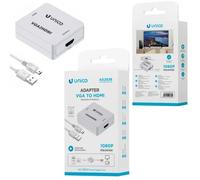 UNICO ADATTATORE CONVERTITORE DA VGA AHDMI AV AUDIO VIDEO 720 1080 P