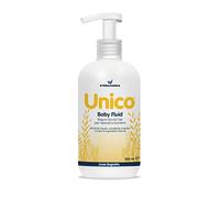 Unico Baby Fluid Bagno Doccia emolliente, lenitivo, ingredienti naturali. Igiene e cura del corpo di neonati, bambini ed adulti con pelle delicata, intollerante o predisposta ad allergie (250 ml)