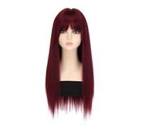 Unico Colore Dei Capelli Capelli Capelli Lisci Pieni Per Halloween Wear Show Piccolo Viso Orientale Per Personalizzare Parrucche Per Gli Uomini
