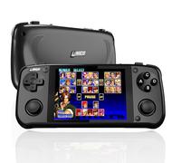 UNICO Console di gioco portatile, 40 giochi classici SNK preinstallati, tra cui King of Fighters, Metal Slug, ecc., schermo IPS da 4 pollici, risoluzione 720 x 960, batteria 3500 mAh - Nero