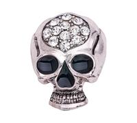 Unico Cranio Spilla Lega Gioielli Gotici Per Le Donne Misterioso Sicuro Giochi Di Passività Per Stili Versatili Idee Regalo Vintage Skull Spilla, Taglia unica, come descritto