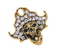 Unico Cranio Spilla Lega Gioielli Gotici Per Le Donne Misterioso Sicuro Giochi Di Passività Per Stili Versatili Idee Regalo Vintage Skull Spilla, Taglia unica, come descritto