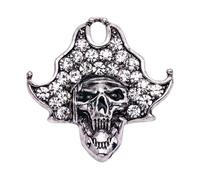 Unico Cranio Spilla Lega Gioielli Gotici Per Le Donne Misterioso Sicuro Giochi Di Passività Per Stili Versatili Idee Regalo Vintage Skull Spilla, Taglia unica, come descritto