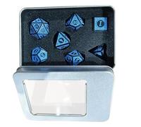 Unico Dice, Retro Dice, Mistero Polyhedral Pattern Delivers Exceptionals Random Outcomes, Vintage Texture Boosts Smooth Touch Motion Dynamics, Game for Birthday