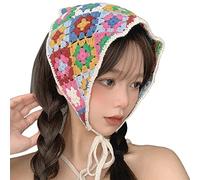 Unico Donne Fiore Hairband Crochet Bandana Dolce Elastico Hairbands Turbante Primavera Accessori Per Capelli Crochet Hairband Per Le Donne Lavorare a Maglia di Lana Crochet Hairband Con Motivo Carino