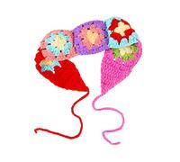 Unico Donne Fiore Hairband Crochet Rettangolo Turbante Dolce Elastico Hairbands Turbante Primavera Accessori Per