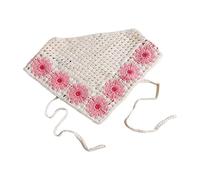 Unico Donne Fiore Hairband Crochet Triangolo Bandane Fascia Elastico Hairbands Turbante Autunno Accessori Per Capelli