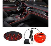 Unico ed Elegante 5M USB El Wire Stringa Striscia Luce per Interni Auto Accento