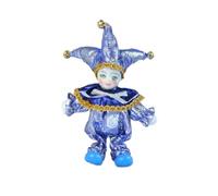 Unico giocattolo a mano imbrattato da 15,2 cm, in terracotta, misto cotone, da collezione, partner spirituale per il viaggio, piccolo giocattolo portafortuna in terracotta