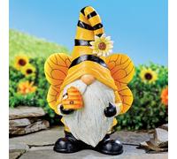 Unico Gnomo da Giardino Dressed come Un Bombo Giardino Statua