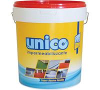 Unico Impermeabilizzante Super Resina Impermeabile Liquida colore Rosso 18 Kg - Icobit
