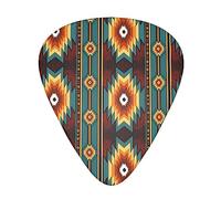 Unico Indiana Western Southwest etnico tribale navajo Plettro per chitarra elettrica, chitarra acustica, mandolino e basso Plettri per chitarra personalizzati Calibri sottili, medi e pesanti