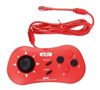 UNICO Mini Controller, Wired Game Pad compatibile MVS Mini/NEOGEO Mini/NEO-GEO Arcade Stick Pro per due giocatori che possono giocare simultaneamente - Rosso