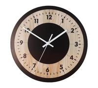 Unico orologio da parete in legno 30 cm con display analogico per stile casa vin