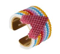 Unico Paillettes Cuore Cerchio Vecchie Perline Anticonformista Moda Rustless Artigianale Gioielli per Le Donne Non Conformista Cuore Hoop, One Size, come descritto, come descritto