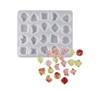 Unico Resina Gemme Pendenti Forme Pratiche Stampi in Resina Silicone Per Fatti A Mano Vetro Irregolare Pietre Gemme Pendenti Resistenza