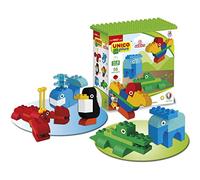 UnicoPlus 8627 Set 6 Animali Didattici con 56pz per costruire 6 simpatici animal
