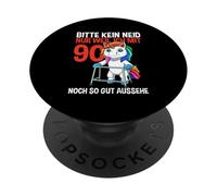 Unicorn 90° Compleanno Per Favore, Niente Invidia - 90 Anni PopSockets PopGrip Adesivo