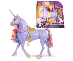 Unicorn Academy, Giocattolo Interactive Rainbow Light-up Wildstar Unicorn con luci, Suoni e Musica, Bambole e unicorni Giocattolo per Bambine dai 4 Anni in su