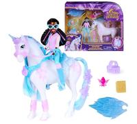 Unicorn Academy, Glacier's Gemstone Adventure con Bambola Layla e 13 Accessori, Bambole e unicorni Giocattolo per Bambine dai 4 Anni in su