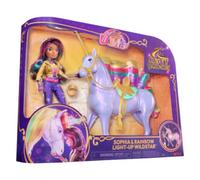 Accademia Unicorno Unicorno Luminoso Wildstar Con Bambola Sophia 24cm