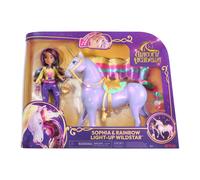 Accademia Unicorno Unicorno Luminoso Wildstar Con Bambola Sophia 24cm