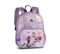 Unicorn Academy Zaino per bambini da bambina, leggero, 9 l, con scomparto principale con cerniera e tasca anteriore, 31,5 x 24 x 14,5 cm, olografica rosa con motivo unicorno, ideale per l'asilo, il