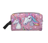 Unicorn Accessories03 Borsa da toilette da viaggio, trousse per cosmetici, borsa per tolietry da appendere per donne e uomini, palestra quotidiana