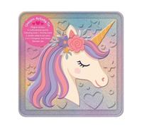 Unicorn Activity Tin: A deluxe book and tin set with brush pens, stamper pen and more