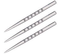 Unicorn Ago di Ricambio Standard, Punti in Acciaio Unisex, Argento-6 scanalature, 34,9 mm