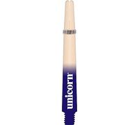 Unicorn Alberi per Freccette | Gripper 3 Cosmos Aurora | Policarbonato Resistente | Blu e Rosso | 3 steli Corti da 34,4 mm