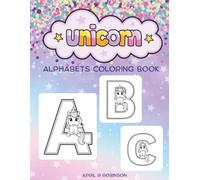 Unicorn Alphabet Letters: Coloring Book