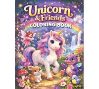 Unicorn and Friends coloring book