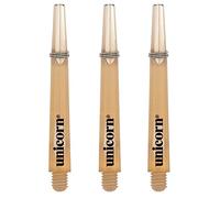 Unicorn Aste per Freccette, Gripper 3 Mirage, in Nylon Resistente, Corto, 34,4 mm, Rosso, 3 steli