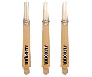 Unicorn Aste per Freccette, Gripper 3 Mirage, in Nylon Resistente, Corto, 34,4 mm, Rosso, 3 steli