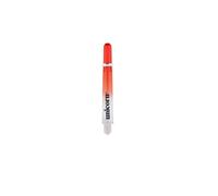 Unicorn - Aste per Freccette, Gripper 4, in policarbonato Resistente, Bicolore Rosso sfumato, Medio, 41 mm, 3 steli e 3 Alette