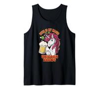 Unicorn Beer Is My Magic Brew Bevitori Fantasy Lovers Party Canotta
