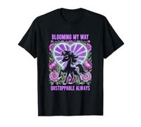 Unicorn Blooming My Way Inarrestabile Divas Fantasy Lovers Maglietta