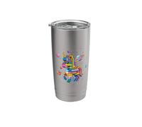 Unicorn Brick Master Builder Block Building Brick Builder Builder Bicchiere termico in acciaio inox doppia parete