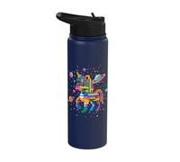 Unicorn Brick Master Builder Block Building Brick Builder Builder Stainless Steel Insulated Water Bottle