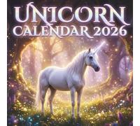Unicorn Calendar 2026: Magical Unicorn Monthly Planner for Notes & Daily Use